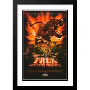  T Rex Back to the Cretaceous 20x26 Framed and Double 