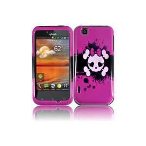  LG Maxx / myTouch Graphic Case   Pink Skull (Package 