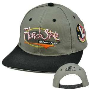   Florida State Seminoles Vintage Retro Logo Athletic Snapback Cap Hat