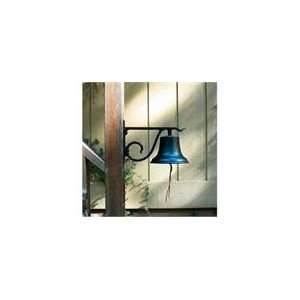   Whitehall Large Country Bell With Golfer, Black Patio, Lawn & Garden