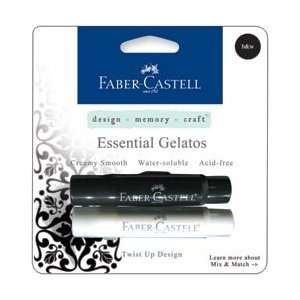 Faber Castell Mix & Match Gelatos Stick 2/Pkg Black & White; 3 Items 