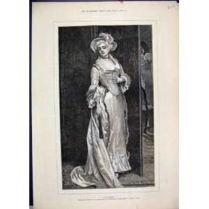  1883 Lady Teazle Portrait Gordon Antique Fine Art