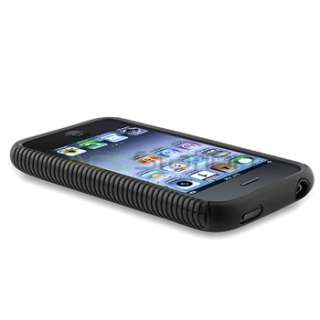   RUBBER SKIN SOFT CASE HARD COVER+Film For Apple iPhone 3G 3GS  