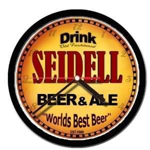  SEIDELL beer and ale cerveza wall clock 