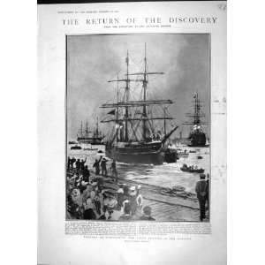   1904 DISCOVERY SHIP PORTSMOUTH CAPE CROZIER HARE SNOW