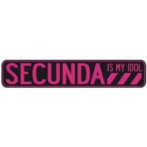   SECUNDA IS MY IDOL  STREET SIGN