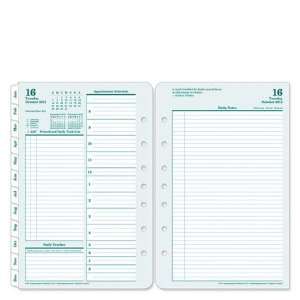   Ring bound Daily Planner Refill   Oct 2012   Sep