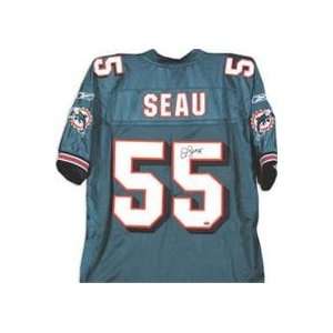  Junior Seau autographed Football Jersey (Miami Dolphins 