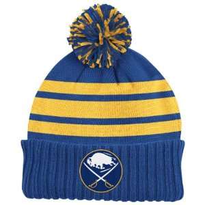  Buffalo Sabres Vintage On The Pond Cuffed Pom Knit Hat 