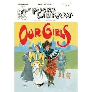  Vintage Art Pucks Library Our Girls   00850 4