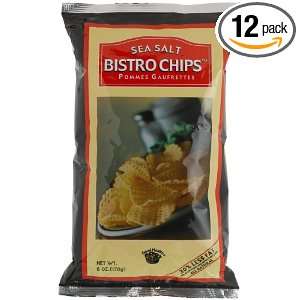 Good Health Bistro Chips Sea Salt, 6 Ounce Bag (Pack of 12)