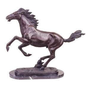   Horse Lost Wax Bronze Statue Sculpture Figurine