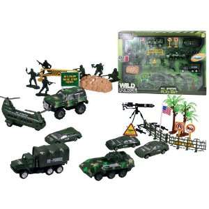  Deluxe Military Playset, 30 Piece Toys & Games