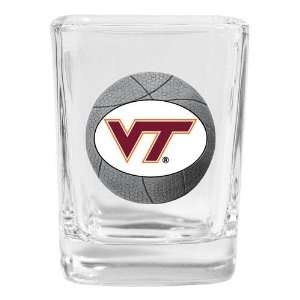  Virginia Tech Hokies NCAA Basketball Square Shot Glass 