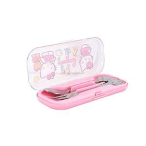  Cute Hello Kitty Tableware Set Pink 