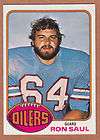 1976 Topps Football #208 RON SAUL Oilers EXMT