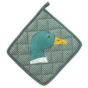  ZT Applique II Theme Mallard Pot Holder 8x8 Kitchen 