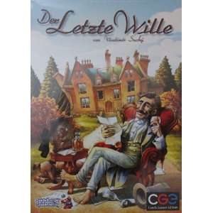  Czech Games Edition   Last Will Version Allemande Toys 