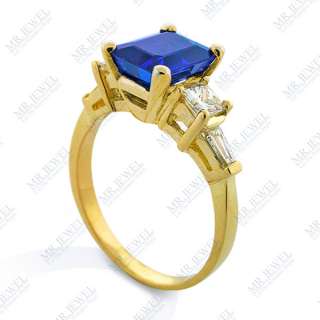 00 CT SAPPHIRE AND DIAMOND 5 STONE RING 14KY  