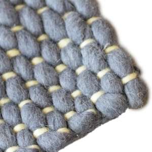  Dash 9 x 9 Rug in Slate / Yellow by Blu Dot