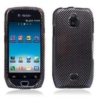 Samsung Exhibit 4G Carbon Fiber Hard Cover Phone Case  
