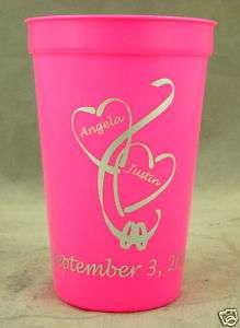 250 22oz cups Personalized wedding favors Bridal shower  