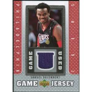   08 Upper Deck UD Game Jersey #SD Samuel Dalembert Sports Collectibles