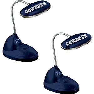 Memory Company Dallas Cowboys LED Desk Lamp   set of 2 