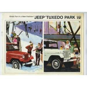   Tuxedo Park Mark IV Sales Brochure 1963 Great Fun in a New Fashion