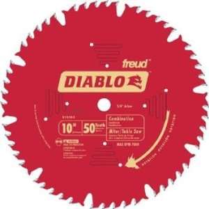 Freud D1050X Diablo ATB Combo Blade Carbide 10Diam 50Tooth 5/8Arbor 