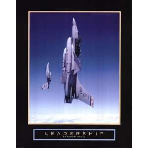  (22x28) Leadership Fighter Plane Aircraft Motivational 