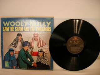 SAM THE SHAM & THE PHARAOHS WOOLY BULLY MGM RECORDS 33RPM LP ALBUM #SE 