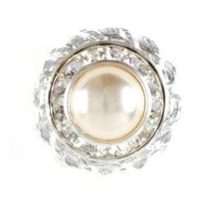  Darcy Pearl Button 1 Silver By The Each Arts, Crafts 