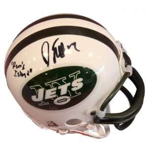  Darrelle Revis Signed Mini Helmet New York Jets NFL 