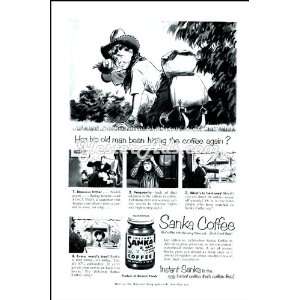 1951 Vintage Ad Kraft Foods Inc. Sanka Coffee   Real coffee with the 