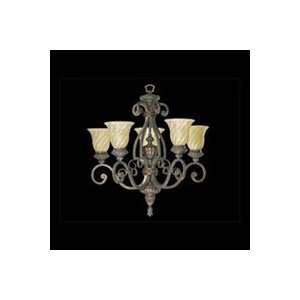  6380   Dauphine Energy Star 5 Light Chandelier 