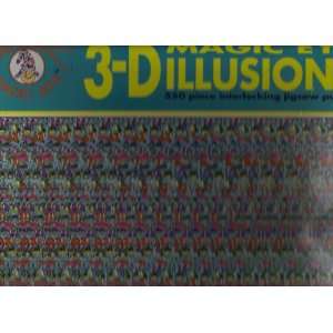  Magic Eye Illusions 550 Piece Jigsaw Puzzle 18 X 24 