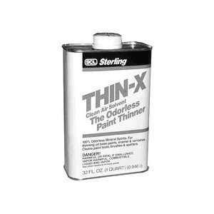   Quart Odorless Thin X Green Label Paint Thinner