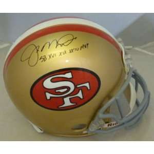  Joe Montana Autographed San Francisco 49ers Proline Helmet 