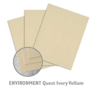  ENVIRONMENT Quest Ivory Paper   500/Ream