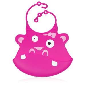  Ulubulu Silicone Baby Bib  Hippo 