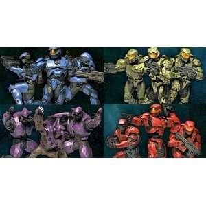    *Pre Order* Halo Wars 3 Pack Wave 1 09 Set Of 4 Toys & Games