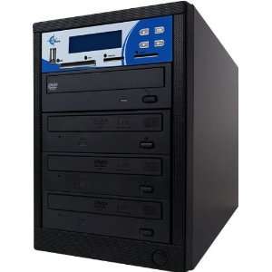  EZ Dupe MEDIA/MIRROR 3 Bay Duplicator for DVDs, CDs, USB 