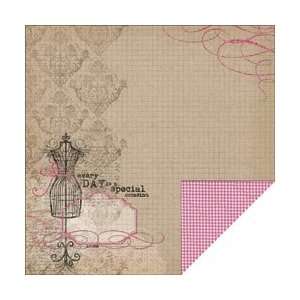 My Minds Eye Lost Found 2 Blush Princess Double Sided Paper 12X12 