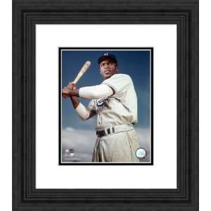   Framed Jackie Robinson Brooklyn Dodgers Photograph