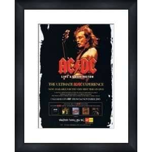  AC/DC Live at Donington   Custom Framed Original Ad   Framed Music 