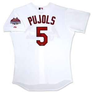 Albert Pujols St. Louis Cardinals Autographed Home/White Jersey with 