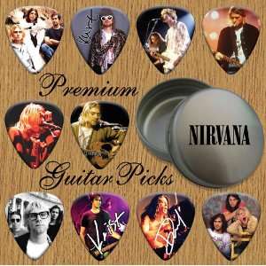  Nirvana Premium Guitar Picks X 10 In Tin (T) Musical 