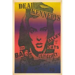  Dead Kennedys   The Bags, Alley Cats, Concert Poster (1980 