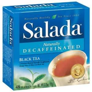 Salada Tea Bags Black Tea Naturally Decaffeinated   12 Pack  